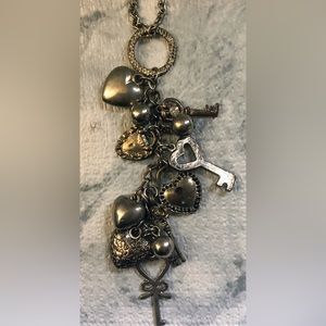 Key to Heart Lockets Dangling Necklace